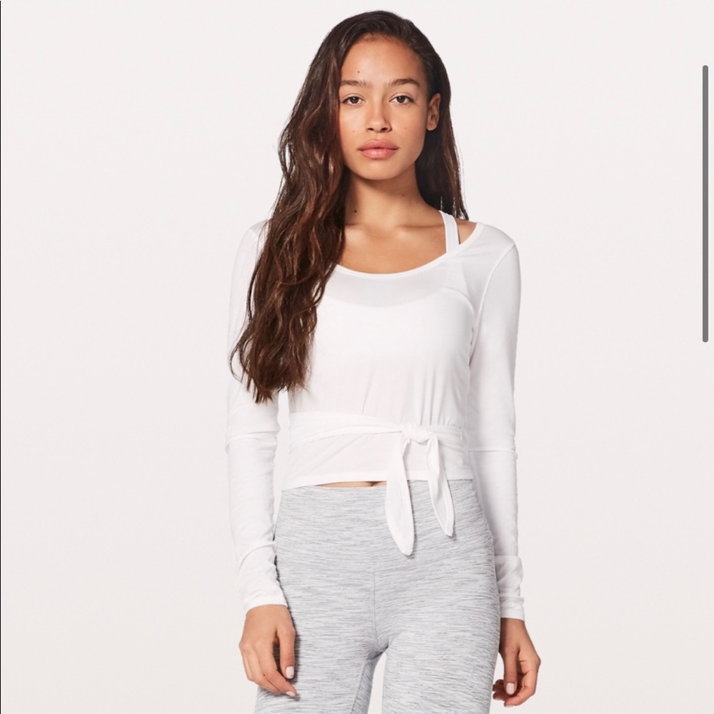 Lululemon its a tie long sleeve